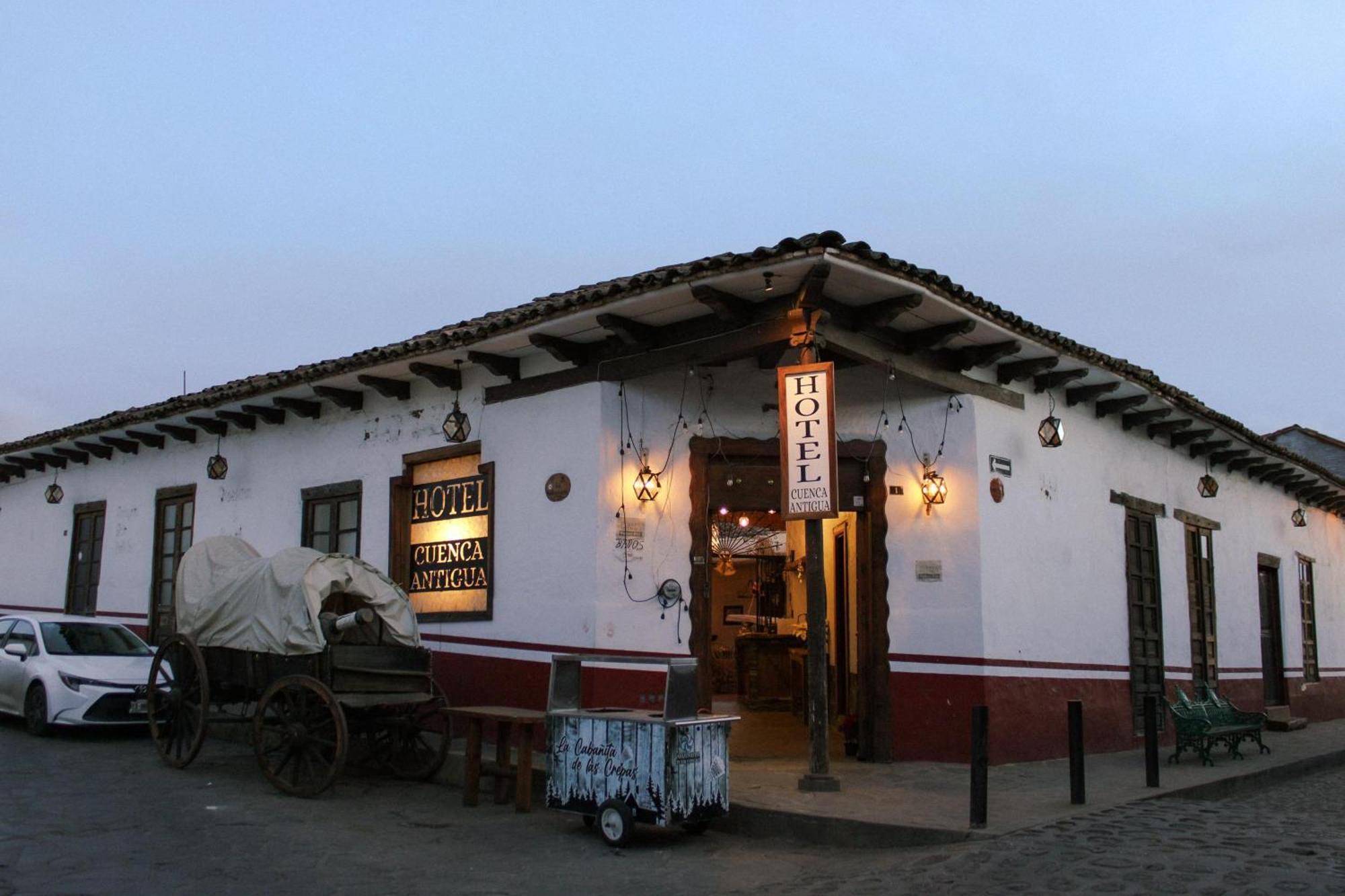 Hotel Y Restaurante Cuenca Antigua มาซามิตลา ภายนอก รูปภาพ